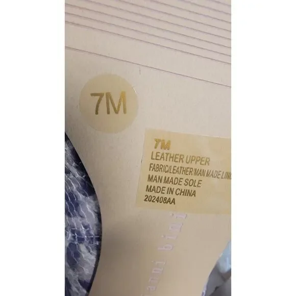 Brand New Gianni Bini Gianna Snake Print Kitten Heel Tall Boots Size 7 - Picture 14 of 14